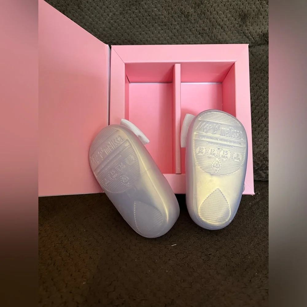 NWT MINI MELISSA My First Mini Melissa Baby Ultragirl Maryjane Flats Size 3